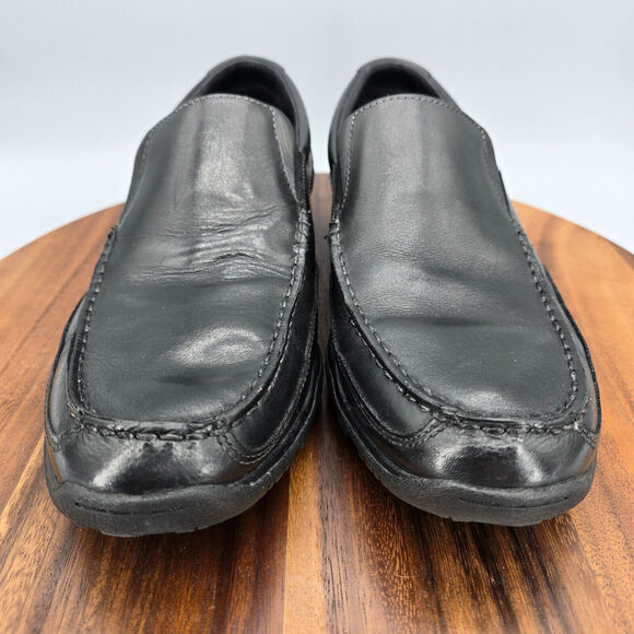 Cole Haan Grand OS Shoes Mens 10 M Black Leather Tucker Venetian Moc Toe Loafer main image 8